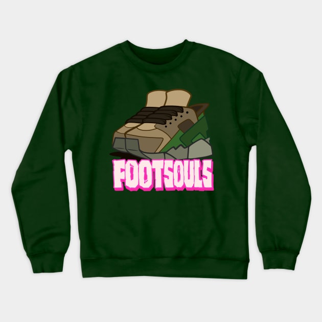 FootSouls 4 Crewneck Sweatshirt by Dedos The Nomad